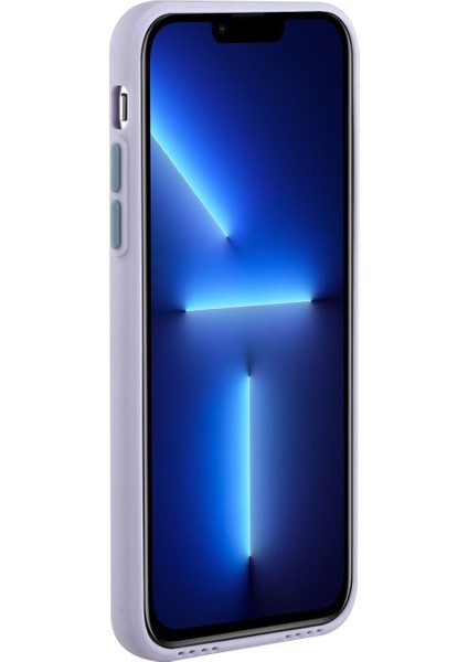 Apple iPhone 13 Pro Max Için Kart Yuvalı Esnek Tpu Koruyucu Telefon Kılıfı - Açık Mor (Yurt Dışından)