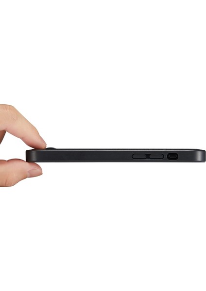Apple iPhone 13 Için Pu Deri Kaplı Yumuşak Tpu + Sert Pc Hibrit Koruyucu Kılıf - Dokuma Desen (Yurt Dışından)