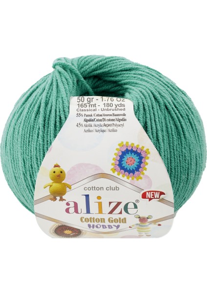 Cotton Gold Hobby New 610 Yeşim 50 Gr.