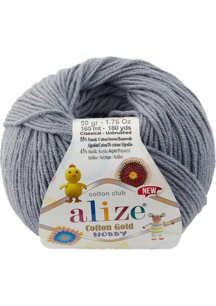 Cotton Gold Hobby New 87 Kömür Grisi 50 Gr.