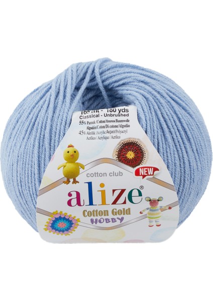 Cotton Gold Hobby New 40 Mavi 50 Gr.