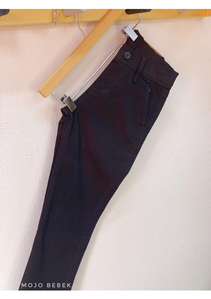 Erkek Çocuk Kanvas Pantolon 0295 Siyah