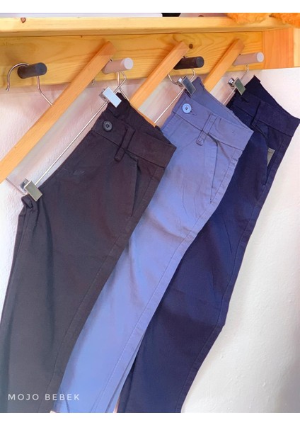 Erkek Çocuk Kanvas Pantolon 0295 Mavi