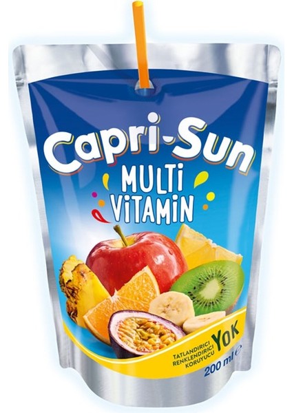 Capri Sun Meyve Suyu 200 ml x 20 Adet Vitamin