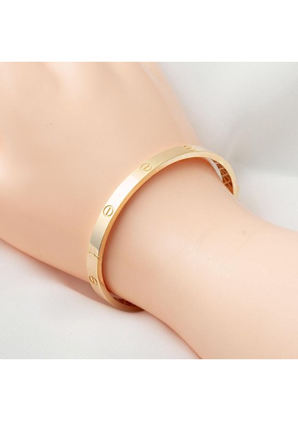 Vidalı Taşsız Kelepçe Altın Bilezik fiyatları