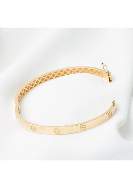 Vidalı Taşsız Kelepçe Altın Bilezik fırsatları