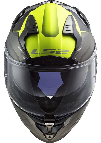 Challenger Allert Mat Tıtanıum-Neon Sarı Kask
