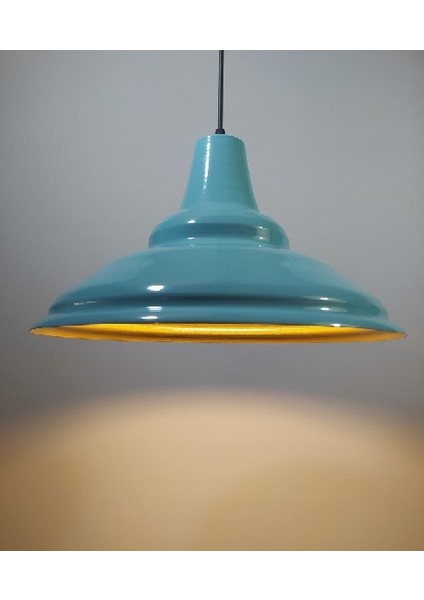 Turkuaz Metal Sarkıt Vintage Sarkıt Mylights Turkuaz Metal Sarkıt