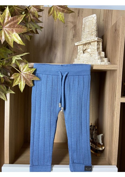 Beli Bağcıklı Fitilli Triko Pantolon modelleri