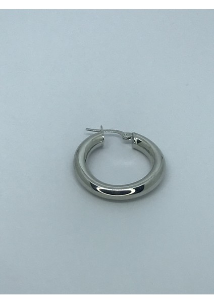 Gümüş Silver Renk Bombe Halka Küpe fiyatları