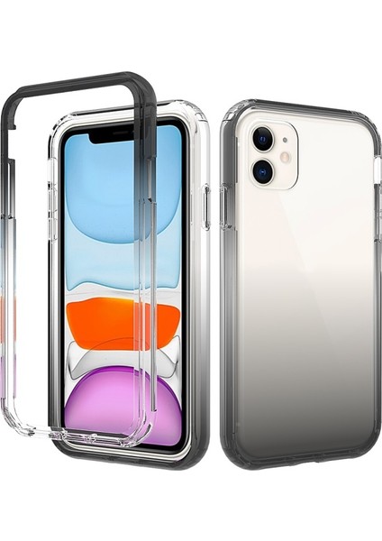 Apple iPhone  11 6.1 Inç Uyumlu Tpu Koruyuculu Telefon Kılıfı - Siyah (Yurt Dışından)