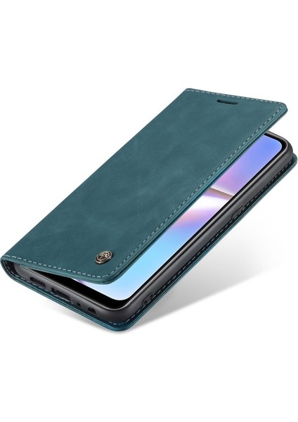 013 Serisi Deri Cüzdan Kılıfı Standı Telefon Kılıf Için Galaxy A10S - Mavi (Yurt Dışından) modelleri