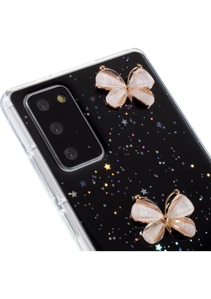 3D Kelebek Desenli Epoksi Tpu Telefon Kılıfı - Samsung Galaxy Note 20 / Note 20 5g (Yurt Dışından) fırsatları