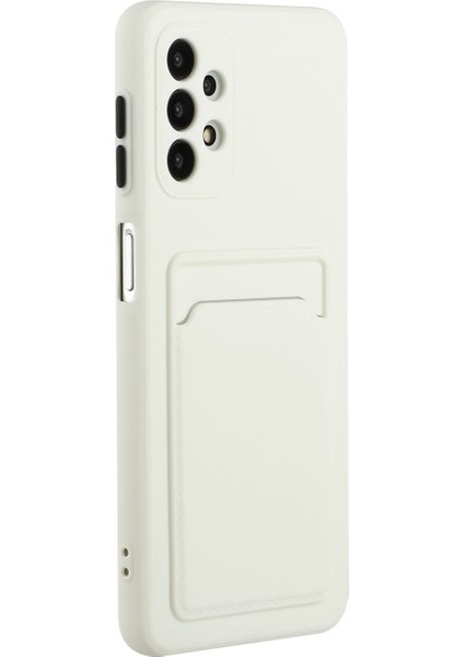 Kart Yuvası Yumuşak Tpu Telefon Kılıfı Galaxy A72 4g / 5g - Beyaz (Yurt Dışından) indirimleri