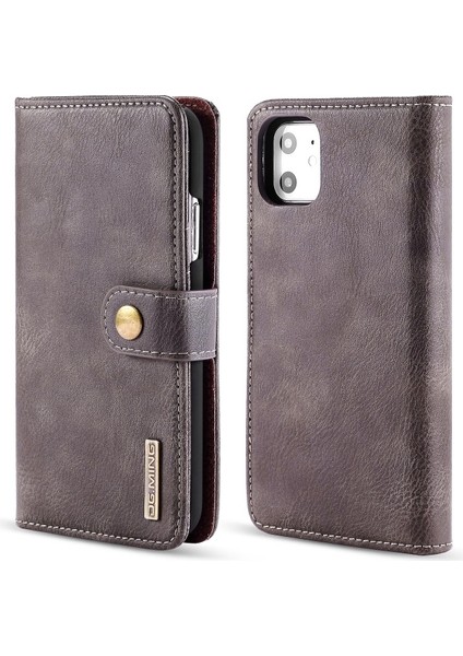 Leke Tutmaz Deri Cüzdanlı Darbeye Dayanıklı Pc 6.1 Inç Iphone 11 Için Kılıfı - Füme (Yurt Dışından) fiyatları