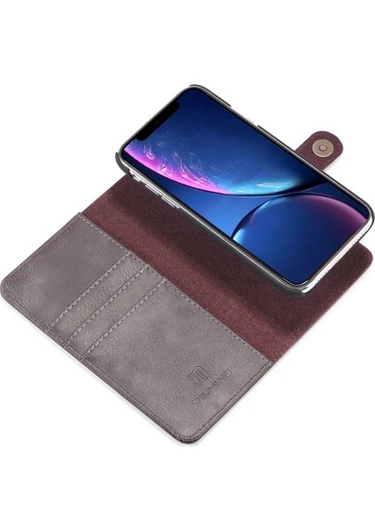 Leke Tutmaz Deri Cüzdanlı Darbeye Dayanıklı Pc 6.1 Inç Iphone 11 Için Kılıfı - Füme (Yurt Dışından) fırsatları