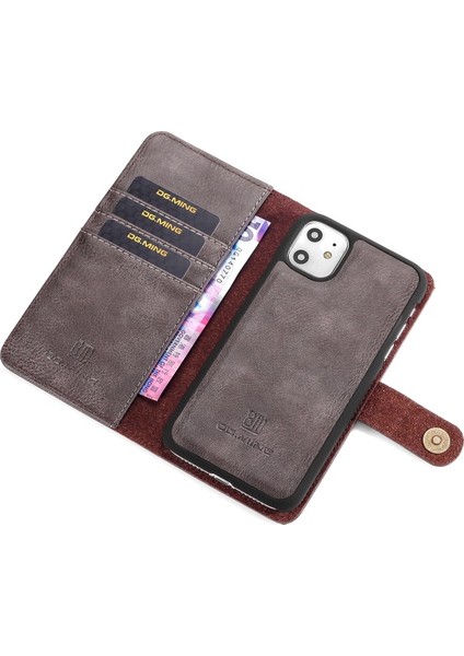 Leke Tutmaz Deri Cüzdanlı Darbeye Dayanıklı Pc 6.1 Inç Iphone 11 Için Kılıfı - Füme (Yurt Dışından) indirimleri
