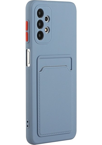 Kart Yuvası Yumuşak Tpu Telefon Kılıfı Galaxy A72 4g / 5g - Mavi (Yurt Dışından) indirimleri