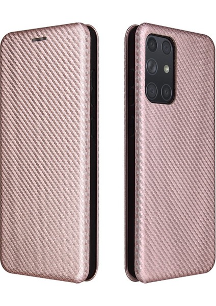 Deri Samsung Galaxy A72 5g Için Kılıfı - Pembe (Yurt Dışından) fırsatları
