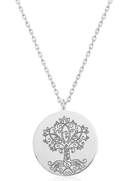 Hayat Ağacı 925 Ayar Gümüş Kolye