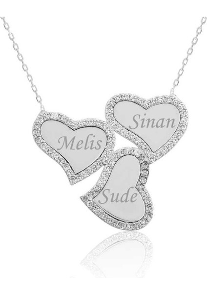 Isim Yazılı Özel 925 Ayar Gümüş Kolye