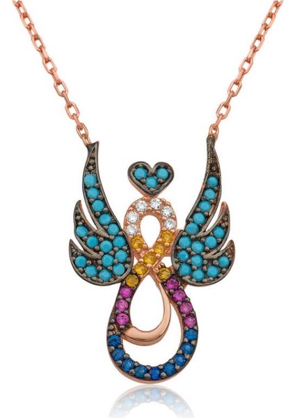 Sonsuz Melek Kanadı 925 Ayar Gümüş Kolye