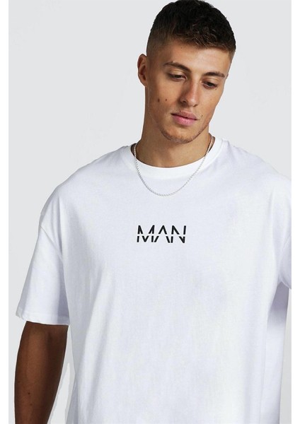 Crash Man African Erkek Beyaz Oversize Tshirt fiyatları