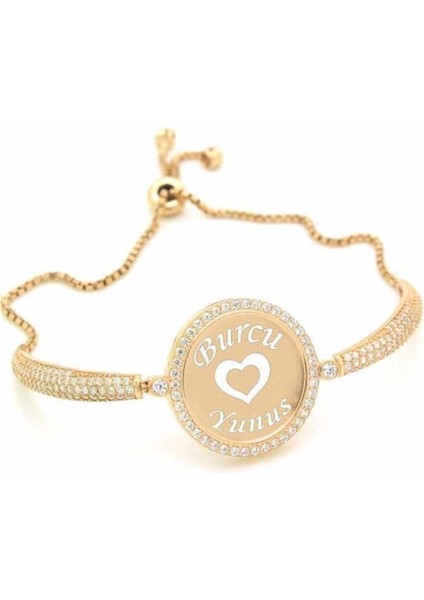 Plaka Isimli 925 Ayar Gümüş Bileklik