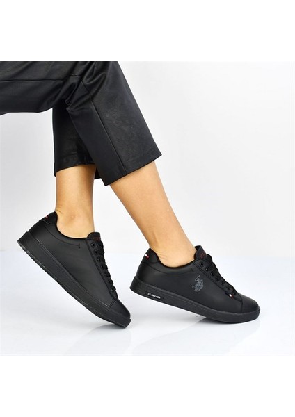 Franco Uspa Siyah Kadın Sneaker Spor Ayakkabı 1fx V10 indirimleri