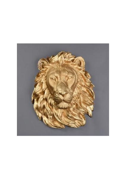 Dekoratif Aslan Duvar Panosu (22X19CM)