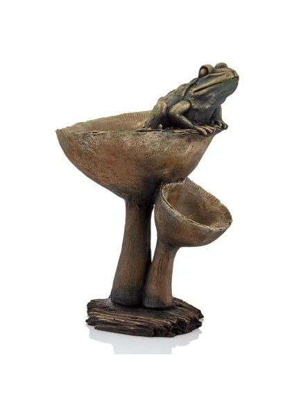 Dekoratif Mantar Kurbağa Saksı (27X19 Cm)