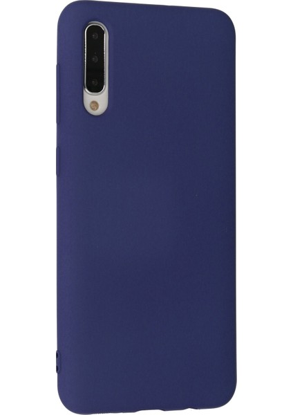 Samsung Galaxy A30S Kılıf Lansman Içi Kadife Lüx Tasarım Silikon Kapak - Lacivert modelleri