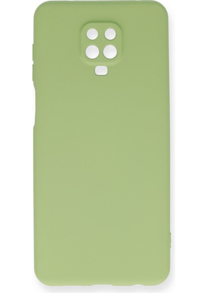 Xiaomi Redmi Note 9s Kılıf Nano Içi Kadife Silikon - Yeşil