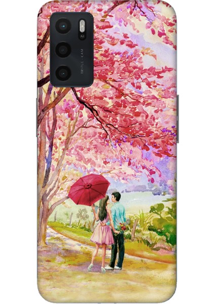 Oppo A16 Kılıf Baskılı Sevgi Yolu Desenli Zipax A++ Silikon - Sevgiyolu