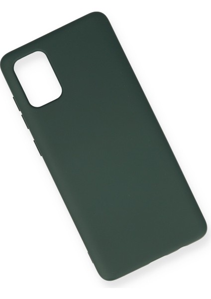Samsung Galaxy A71 Kılıf Nano Içi Kadife Silikon - Koyu Yeşil modelleri
