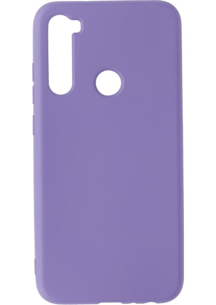 Xiaomi Redmi Note 8 Kılıf Nano Içi Kadife Silikon - Lila