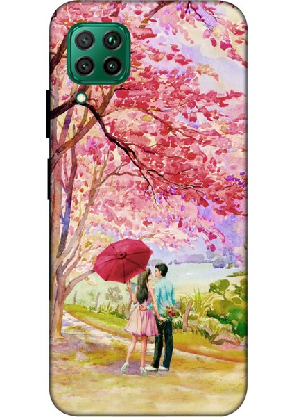 Huawei P40 Lite Kılıf Baskılı Sevgi Yolu Desenli Zipax A++ Silikon - Sevgiyolu