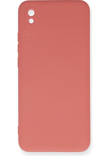 Xiaomi Redmi 9A Kılıf Nano Içi Kadife Silikon - Kiremit