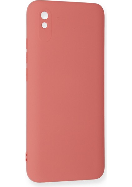 Xiaomi Redmi 9A Kılıf Nano Içi Kadife Silikon - Kiremit modelleri