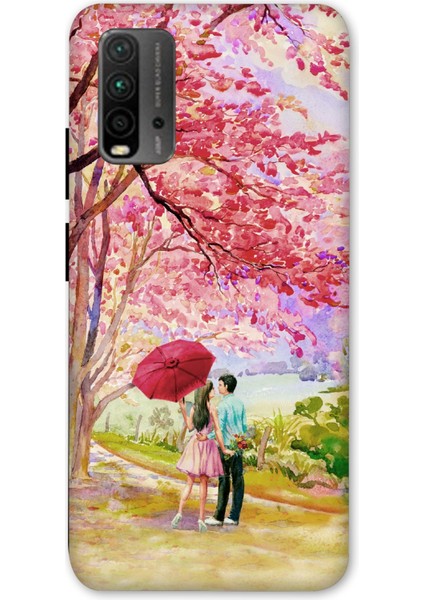 Xiaomi Redmi 9t Kılıf Baskılı Sevgi Yolu Desenli Zipax A++ Silikon - Sevgiyolu