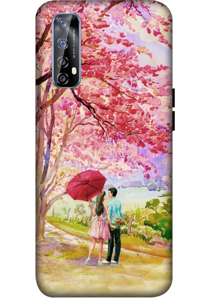 Oppo Realme 7 Kılıf Baskılı Sevgi Yolu Desenli Zipax A++ Silikon - Sevgiyolu