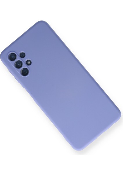 Samsung Galaxy A52S Kılıf Nano Içi Kadife Silikon - Lila modelleri