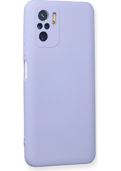 Xiaomi Redmi Note 10S Kılıf Nano Içi Kadife Silikon - Lila fiyatları