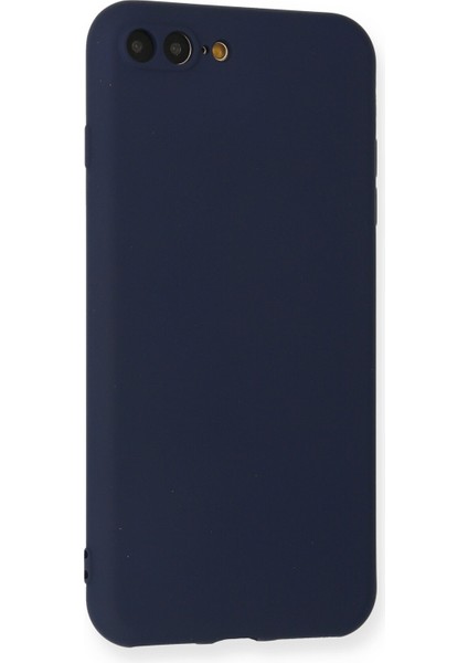 iPhone 8 Plus Kılıf Nano Içi Kadife Silikon - Koyu Gri modelleri