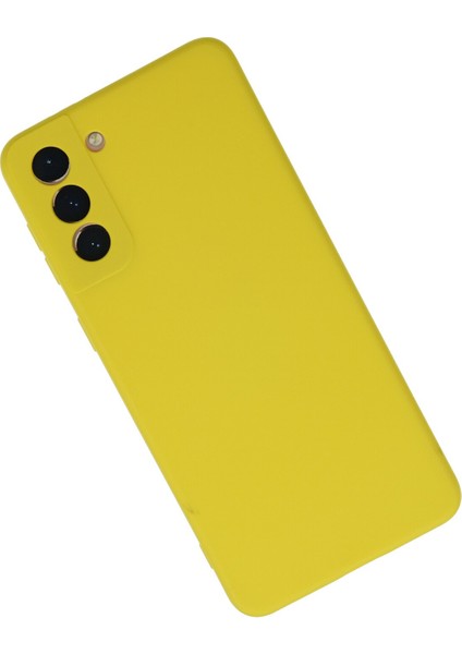 Samsung Galaxy S21 Plus Kılıf Nano Içi Kadife Silikon - Sarı fiyatları