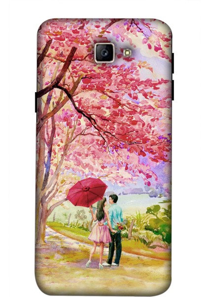 Samsung Galaxy J7 Prime Kılıf Baskılı Sevgi Yolu Desenli Zipax A++ Silikon - Sevgiyolu