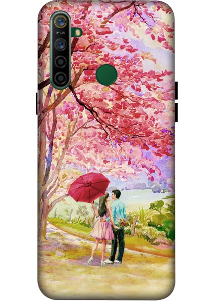 Oppo Realme 6 Kılıf Baskılı Sevgi Yolu Desenli Zipax A++ Silikon - Sevgiyolu