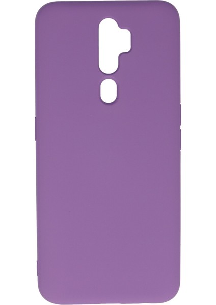 Oppo A5 2020 Kılıf Nano Içi Kadife Silikon - Mor