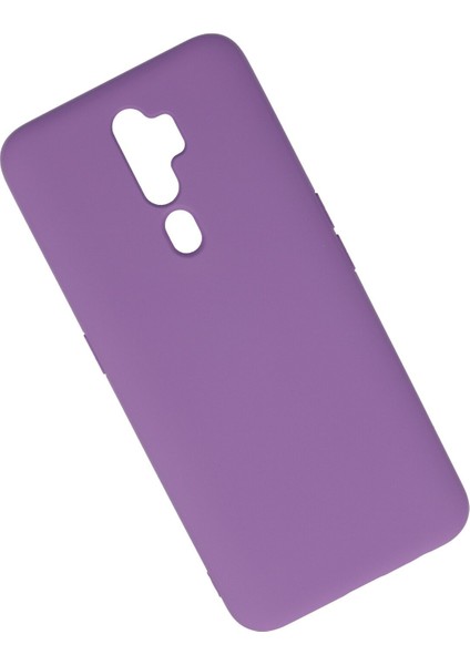 Oppo A5 2020 Kılıf Nano Içi Kadife Silikon - Mor fiyatları