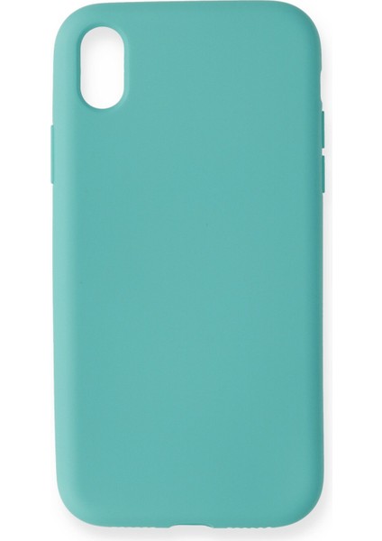 iPhone Xr Kılıf Nano Içi Kadife Silikon - Turkuaz